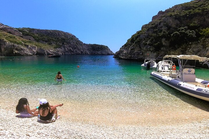 Full Day Private Boat Grama Bay,Dafina Bay & Ionian Sea Caves - Photo 1 of 21