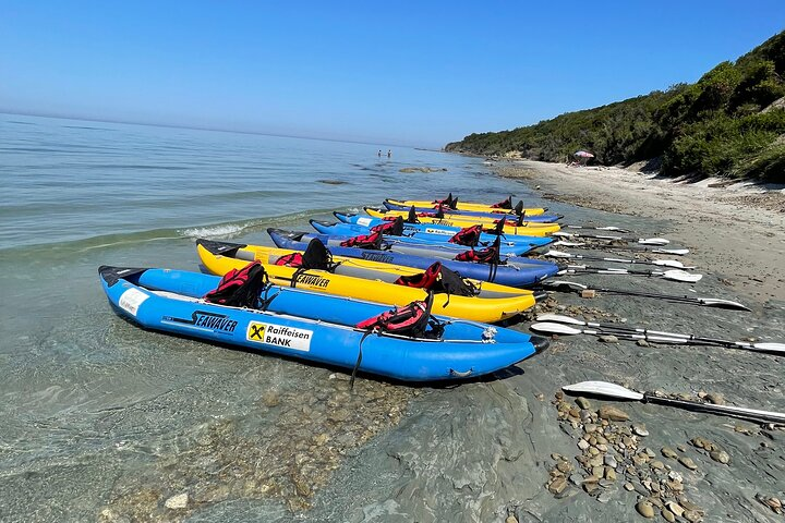 Kayaking in Cape of Rodon