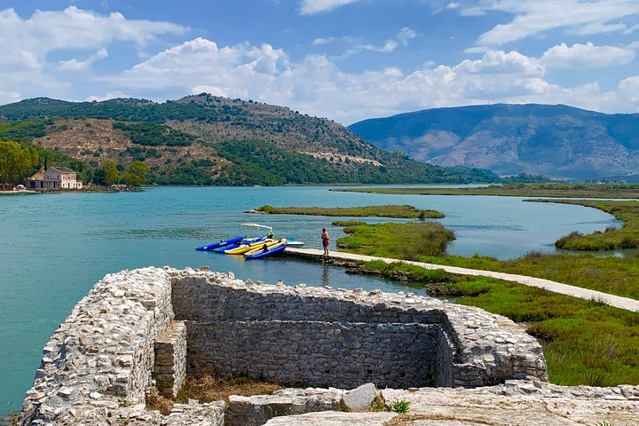 Kayaking in Ali Pasha Castle,Butrint,Saranda 