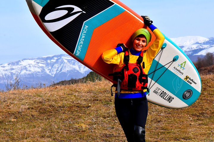 Kayaking and Stand Up Paddle in Tomor lake in Holy mount of Tomor is an amazing experience. Tomori is the most unique and enigmatic mountain in Albania. It has been called the throne of the gods for i