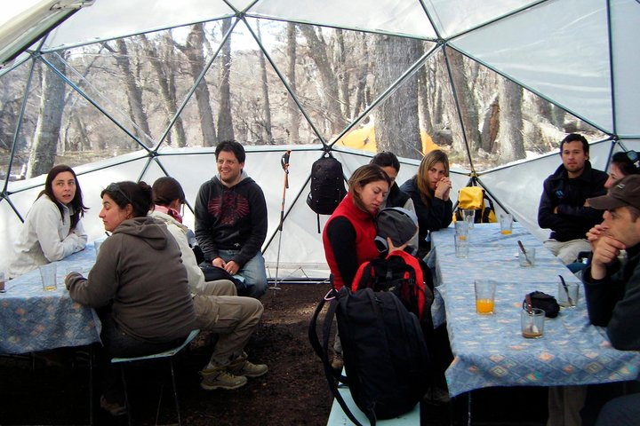 At Poincenot Camp dinning dome