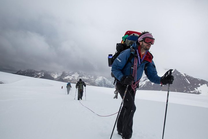 Hiking on Southern Ice Field