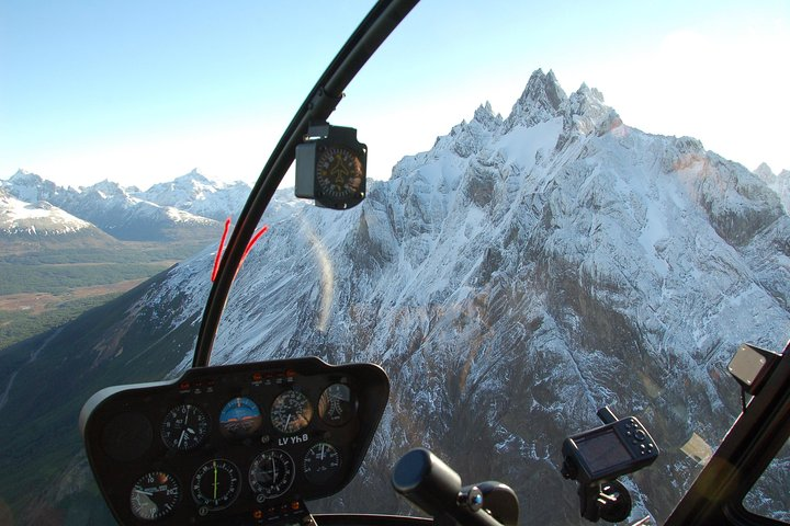 Access to the Valley crossing the Andes Mountains