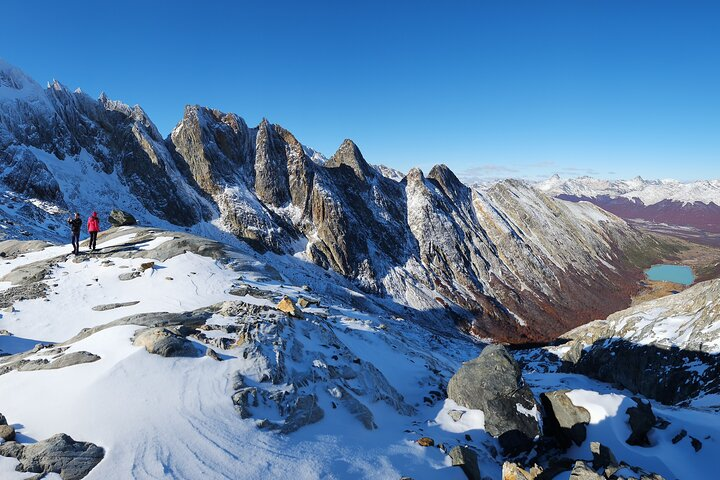 Hermosas vistas del valle de Laguna Esmeralda