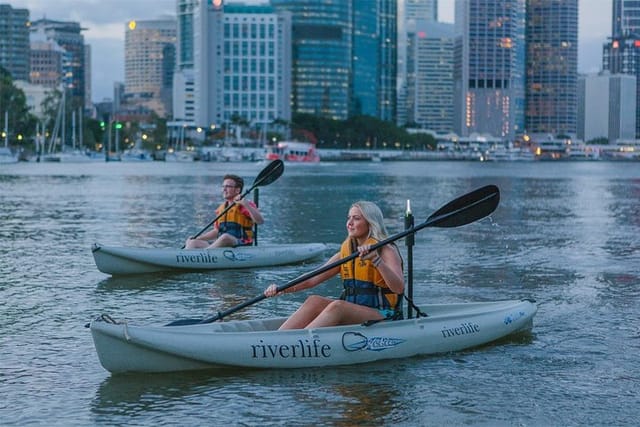 Brisbane City Twilight Kayak