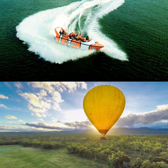 Cairns Classic Hot Air  Balloon flight with Bad Fishy Jetboating - Photo 1 of 3