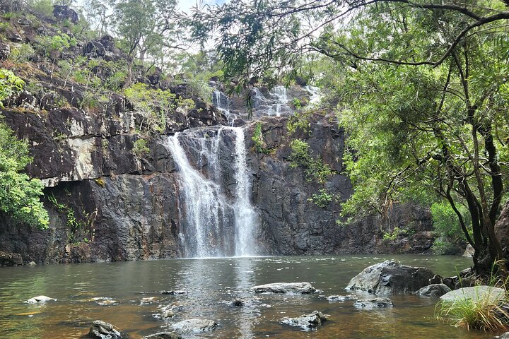 Cedar Creek Falls in a nature lovers setting. 