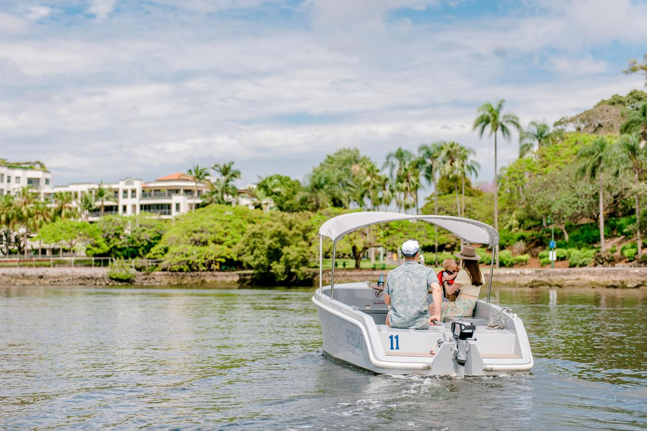 GoBoat Brisbane - 1 Hour Electric Picnic Boat Hire (up to 8 people) - Photo 1 of 5