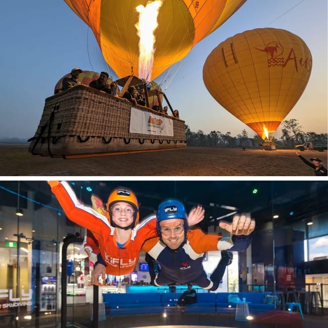 Gold Coast Classic Ballooning & Vineyard Breakfast With iFly Indoor Skydiving - Photo 1 of 8