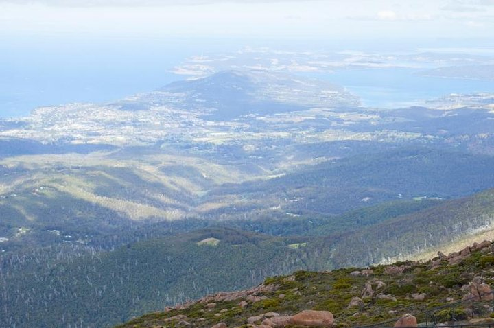 Hobart from above