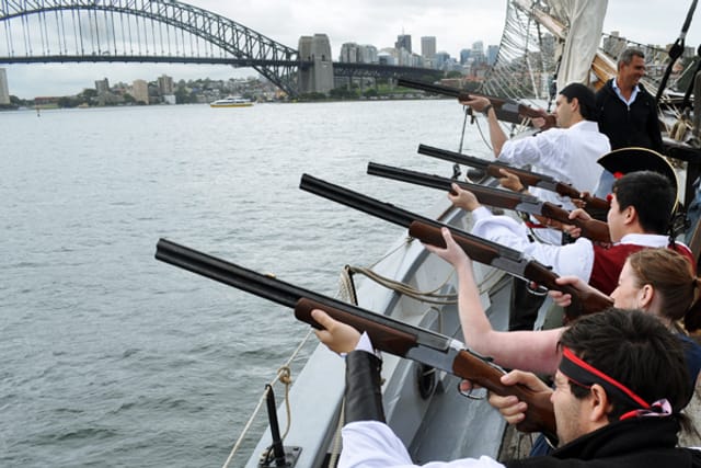 Laser Clay Shooting and Mast Climb in Sydney Harbour - Photo 1 of 6