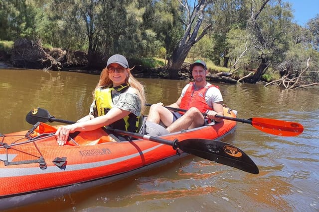 Enjoy a relaxing morning kayak followed by a small wine tasting at Mandoon Estate