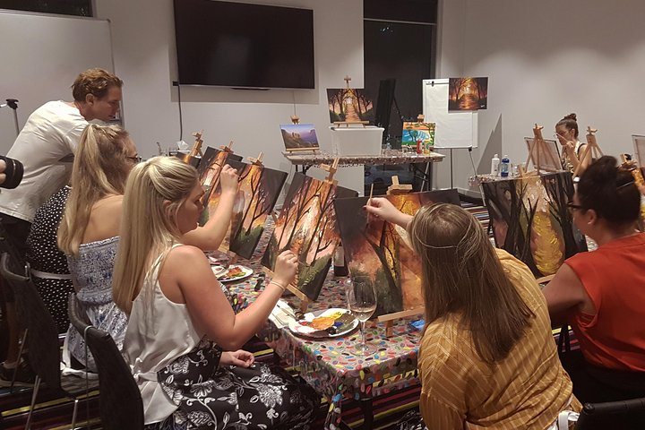 Paint and Sip BYO in Brisbane CBD Friday night - Photo 1 of 13