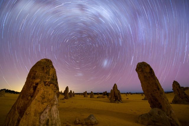 Pinnacles Sunset and Night-time Stargazing Tour with Dinner - Photo 1 of 3