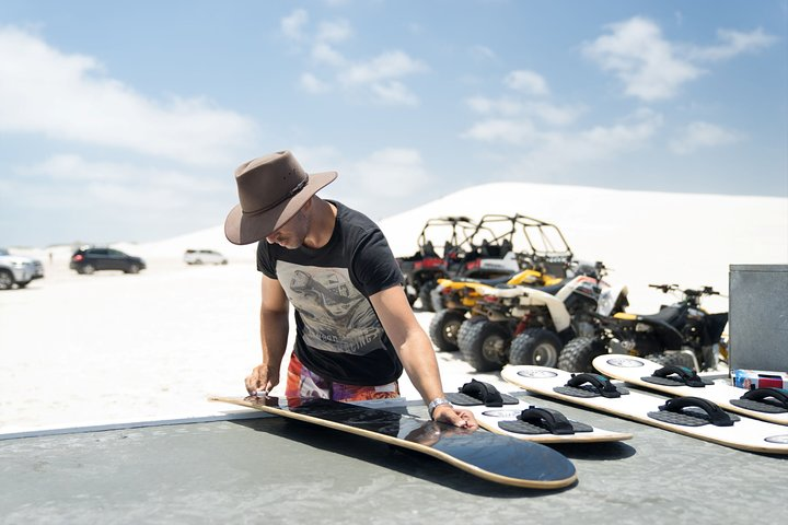 Sandboarding Lancelin Sand Dunes