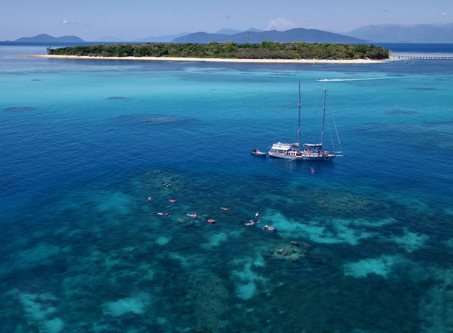 Ocean Free Ocean Freedom Cruise | Snorkel | Snorkelling | Great Barrier Reef | Green Island | Cairns | Australia | Pelago