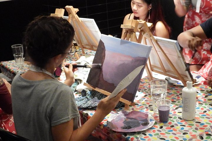 Tuesday Paint and Sip Art Sessions Brisbane - Photo 1 of 7