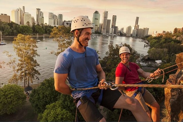 Twilight Rockclimb & Abseil Adventure in Kangaroo Point Cliffs  - Photo 1 of 9