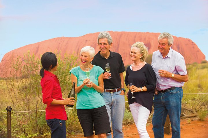 Uluru Sunset with Wine