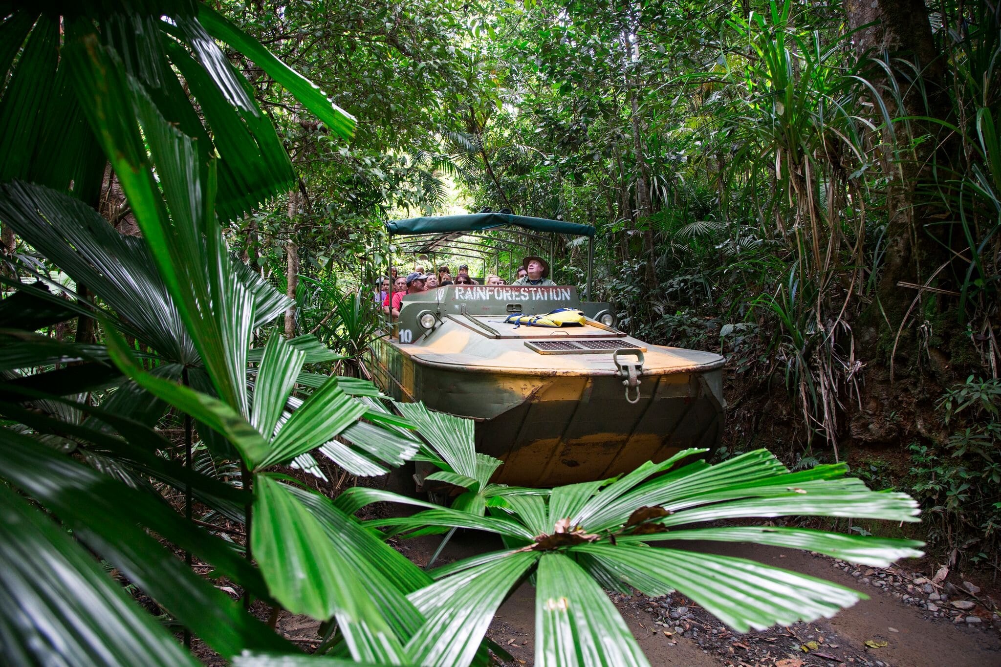 Kuranda WWII Army Duck Tour with Skyrail and Train - Photo 1 of 3