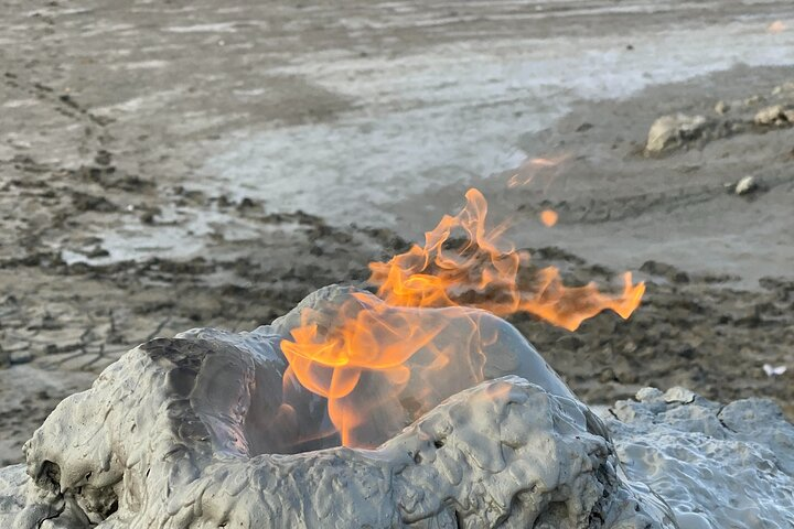 Qobustan rock arts, Mud Volcanoes, Fire temple Ateshgah, Yanardag - Photo 1 of 6