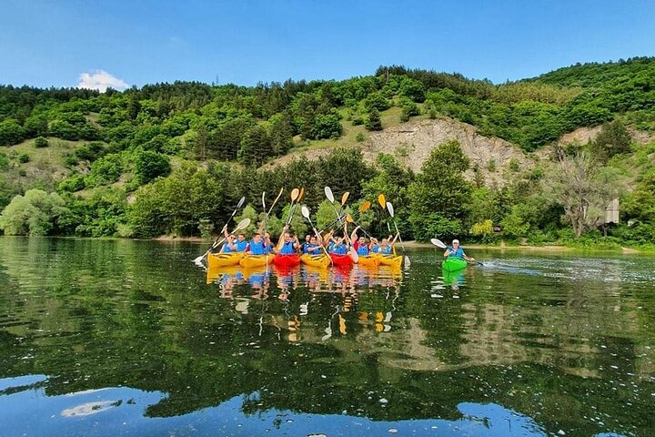 Kayaking on the Pancharevo lake