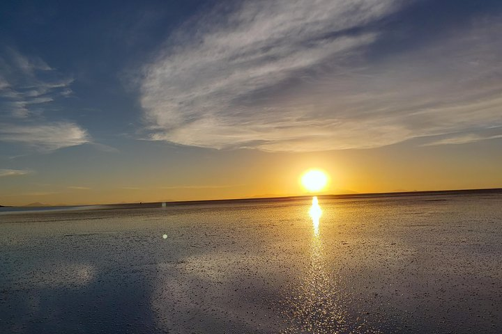 Mirror effect at sunset