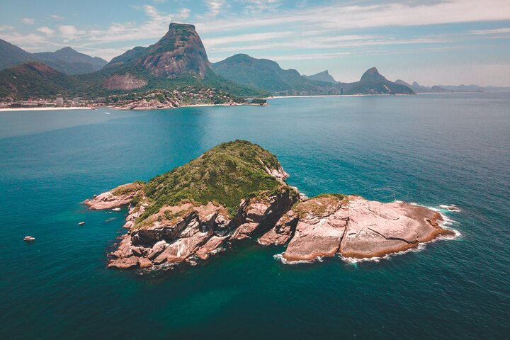 Aerial view of Tijuca island