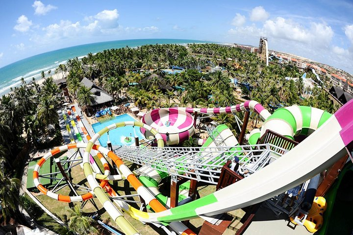 Fortaleza Beach Park waterslide