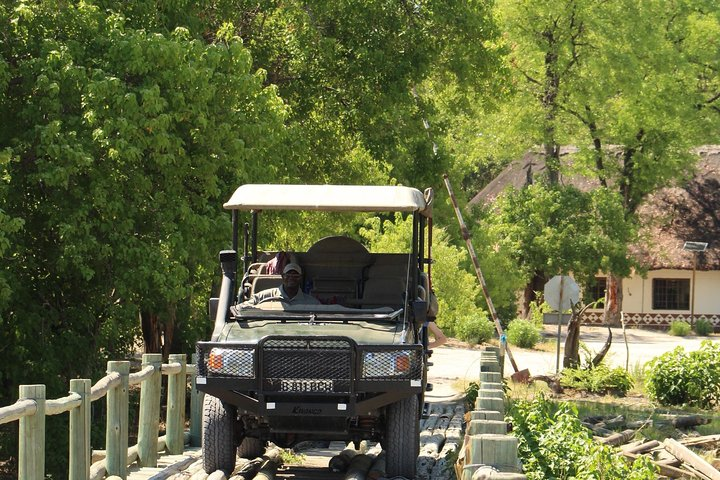 Khwai North gate bridge,Moremi Game Reserve.