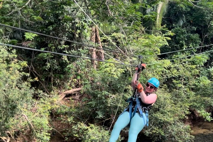 PRIVATE Cave Tubing & Zipline Tour with lunch from Placencia  - Photo 1 of 14