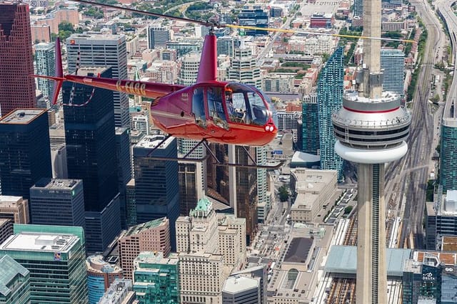 Helicopter tour over Toronto