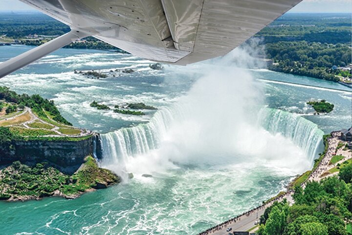 Stunning unfettered view from our aircraft