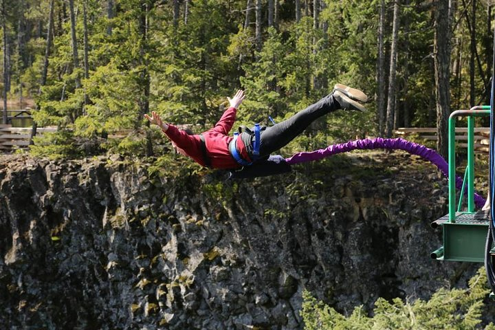 Woohoooo... Bungee Diving, Whistler