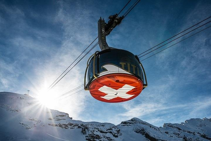 Revolving TITLIS ROTAIR Gondola