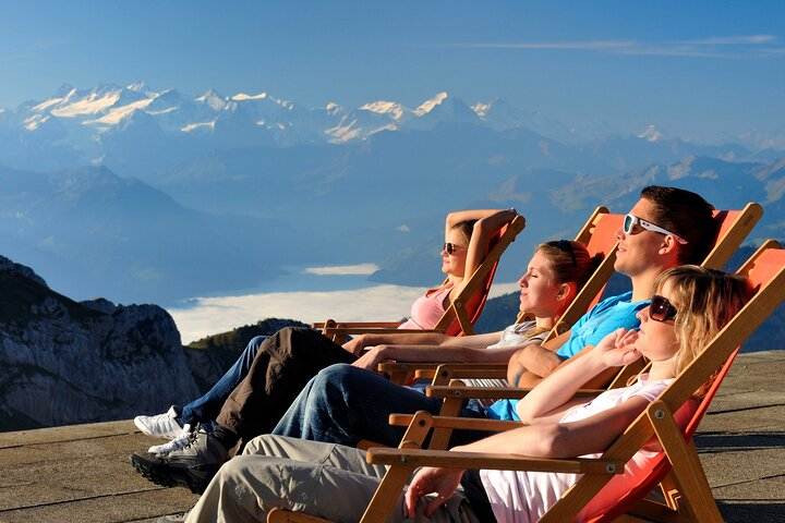 Mt. Pilatus Summit Sunny Day