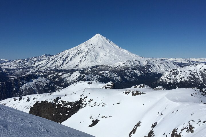 Lanin volcano, border between Chile and Argentina