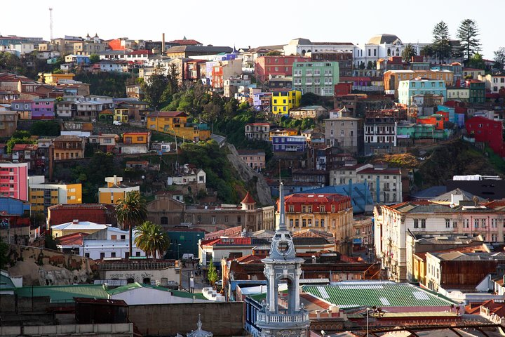 A beautiful view from a Valparaiso viewpoint