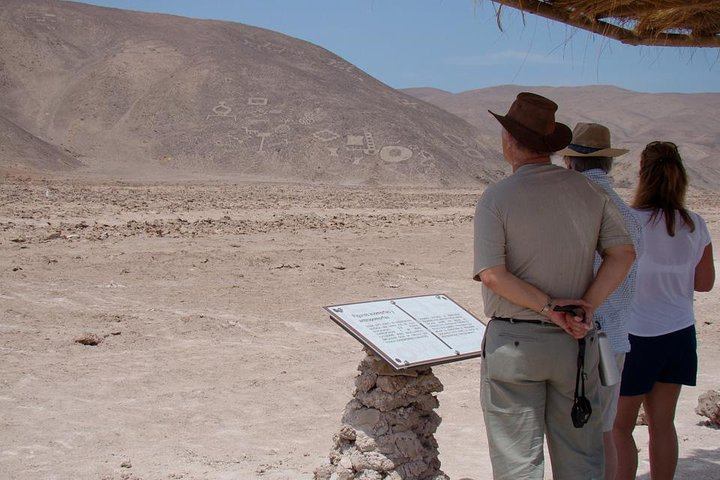 Watching the geoglyphs and learning about them