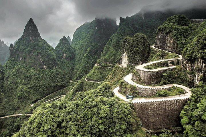 Tianmen Mountain Road-Birthday Cake