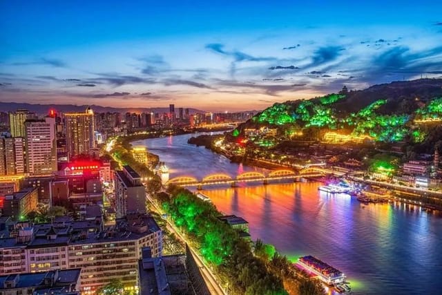 Night View of Lanzhou 