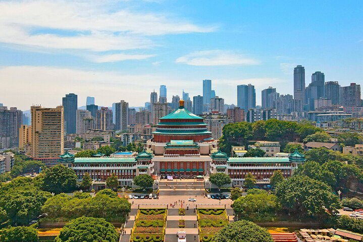 Chongqing People's Assembly Hall-a symbolic landmark of Chongqing.