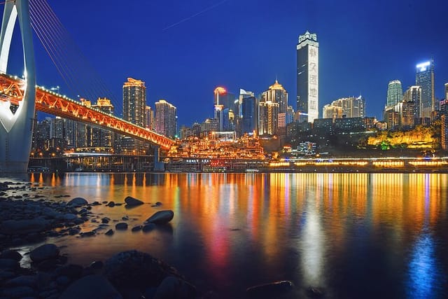 A view of downtown Chongqing