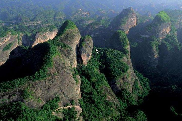 The Bajiaozhai Geography Park.