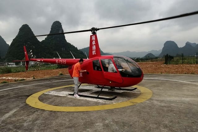 Guilin Helicopter Tour: From Yangshuo hotel to Guilin airport（KWL） - Photo 1 of 5