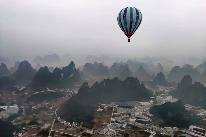 Half-Day Yangshuo Hot Air Ballooning Sunrise Private Tour - Photo 1 of 10