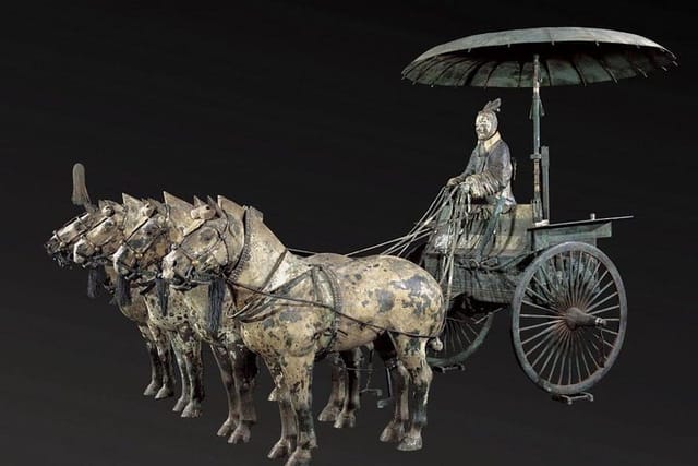 Bronze chariot 