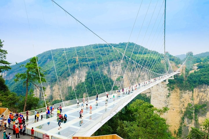 The Grand Canyon of Zhangjiajie skywalk 