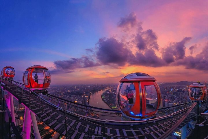 Bubble tram at Canton Tower 