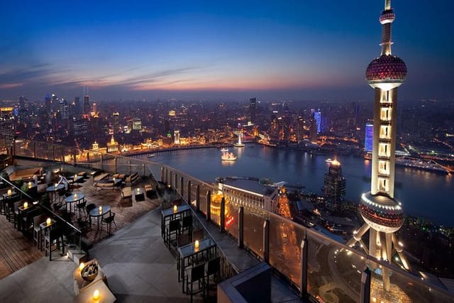 Shanghai Bund at night 